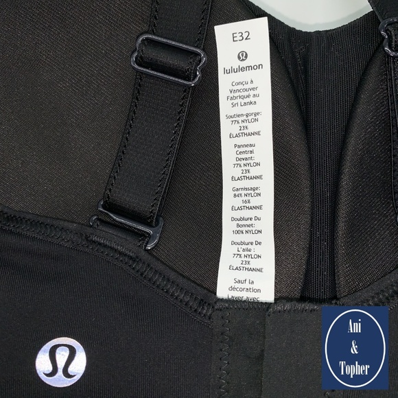 Lululemon Under $50: Ta Ta Tamer Black Bra 32E(DD) - Picture 6 of 6